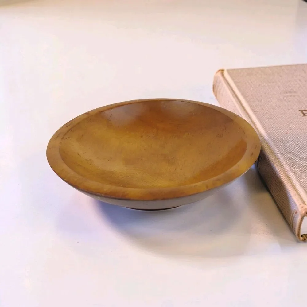 Munising Maple Primative Wood Bowl 9.25 X 8.25